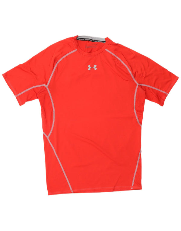 UNDER ARMOUR Herre Heat Gear Grafisk T-Shirt Top XL Rød