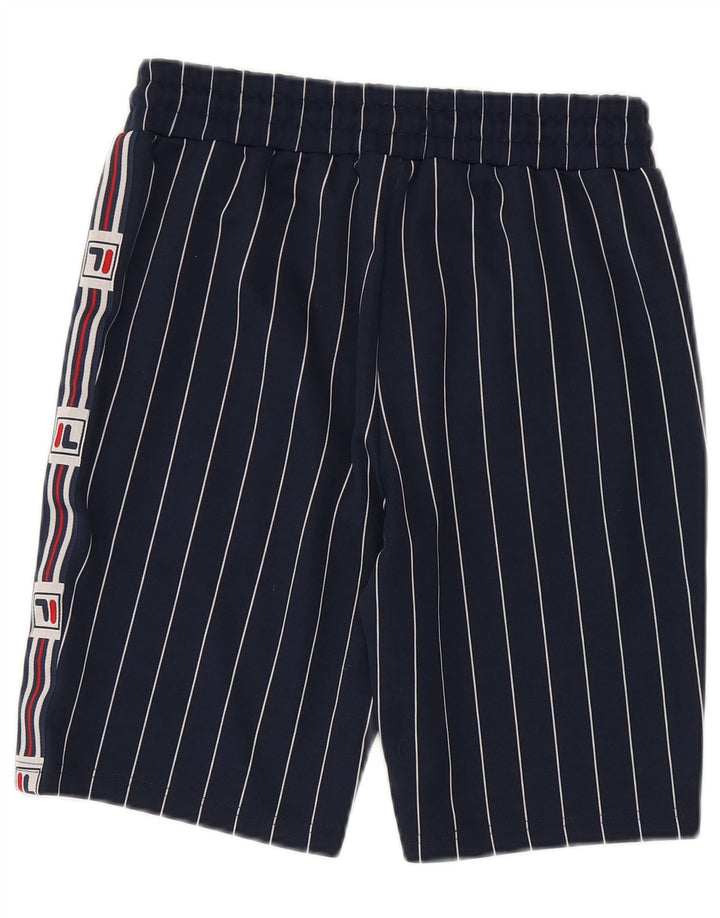 Fila Herre grafiske sportsshorts Små marineblå stribet polyester