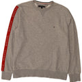 Tommy Hilfiger Herre Grafisk Sweatshirt Jumper Medium Grå Colourblock