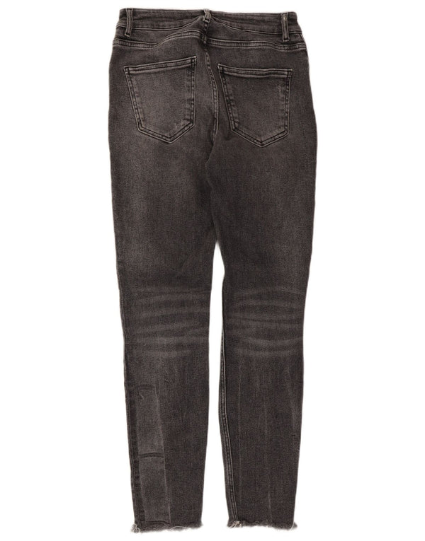 Zara Dame Skinny Jeans EU 38 Small W28 L28 Grå Bomuld