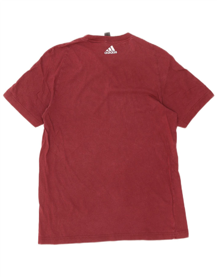 Adidas Grafisk T-shirt top til mænd, lille rødbrun