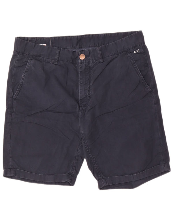 Sun68 Herre Chino Shorts W36 Large Navy Blue