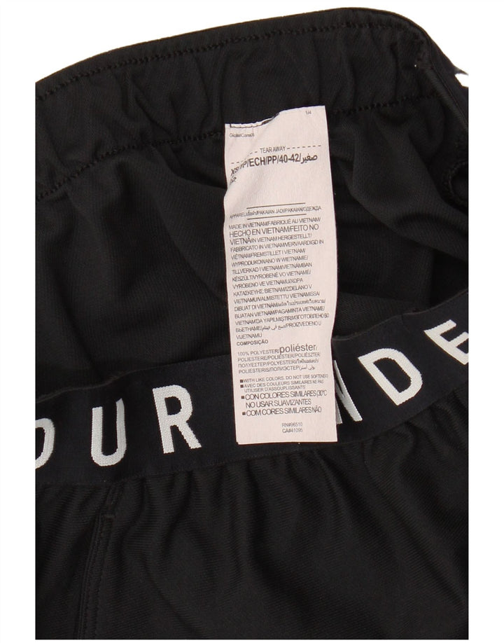 UNDER ARMOUR Grafiske sportsshorts til kvinder UK 4 XS sort polyester