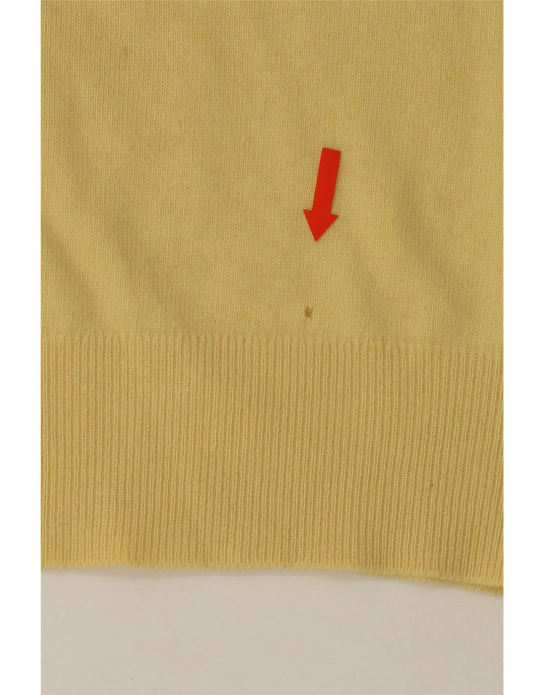 VINTAGE Womens Roll Neck Jumper Sweater UK 12 Medium Yellow Vintage Vintage and Second-Hand Vintage from Messina Hembry 