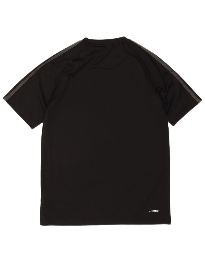 ADIDAS Aeroready T-shirt top til mænd, lille sort polyester