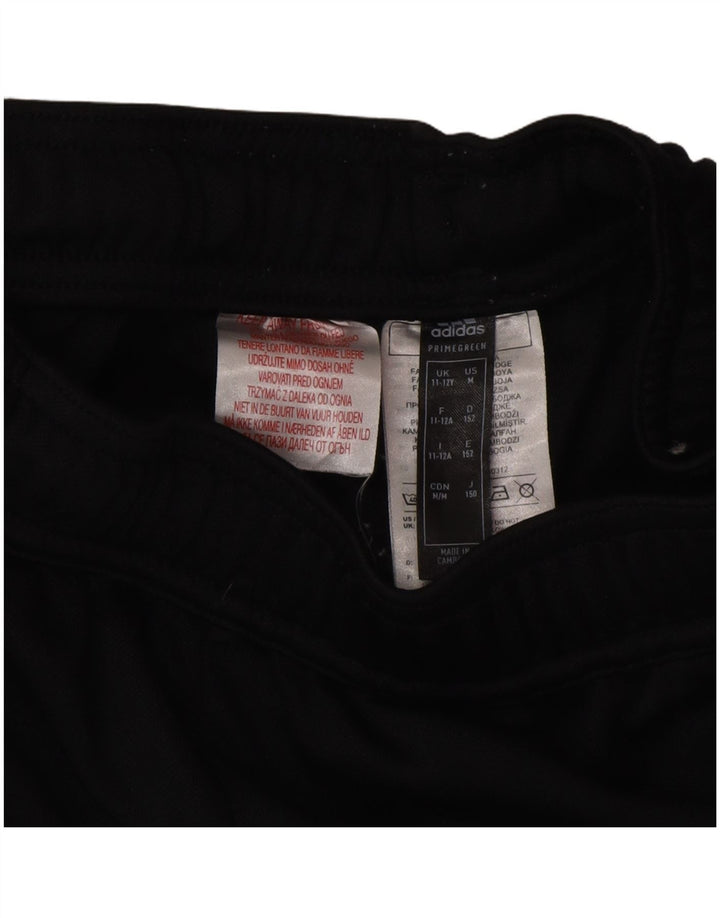 Adidas Boys Aeroready Tracksuit Bukser 11-12 år Sort Polyester