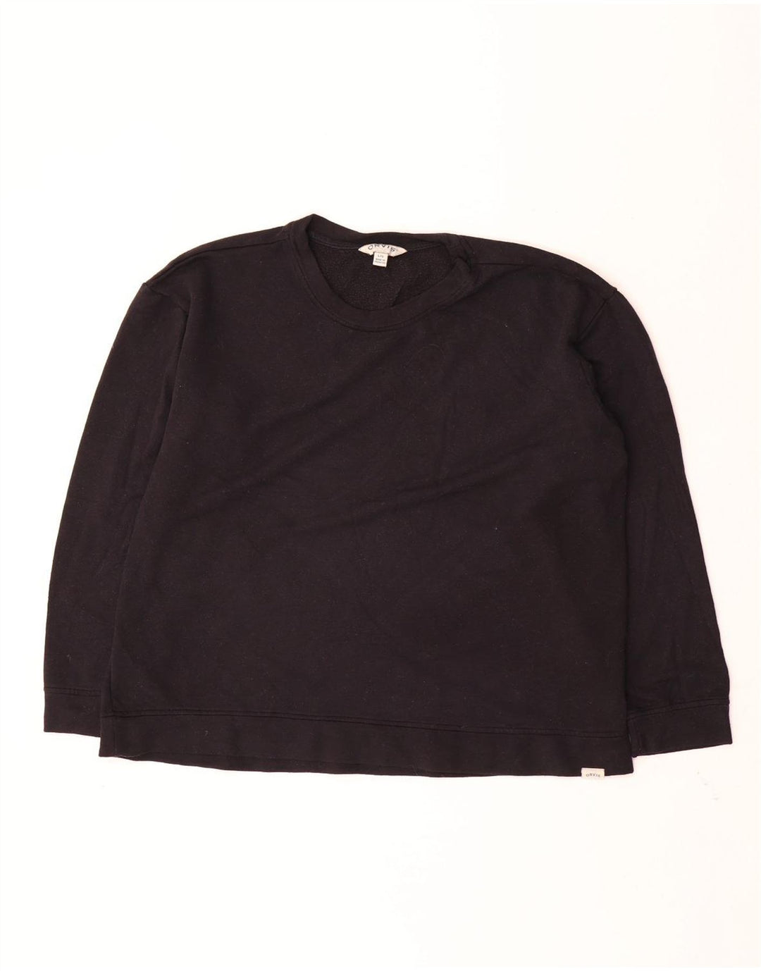 ORVIS Dame Sweatshirt Jumper UK 16 Stor Sort Modal