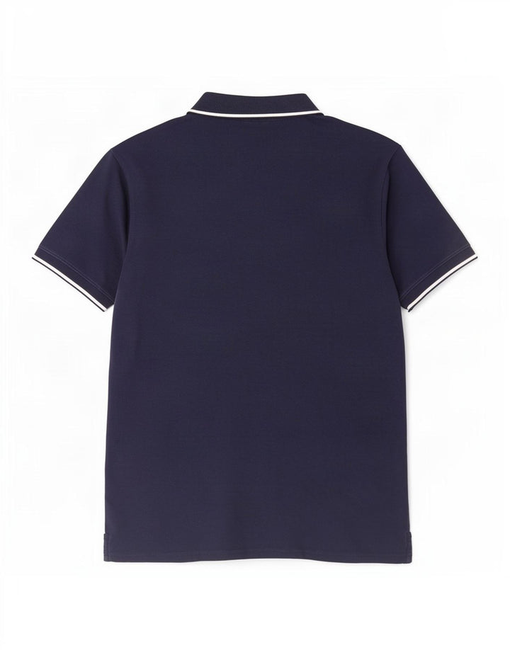 Lyle & Scott herre poloshirt Medium marineblå stribet