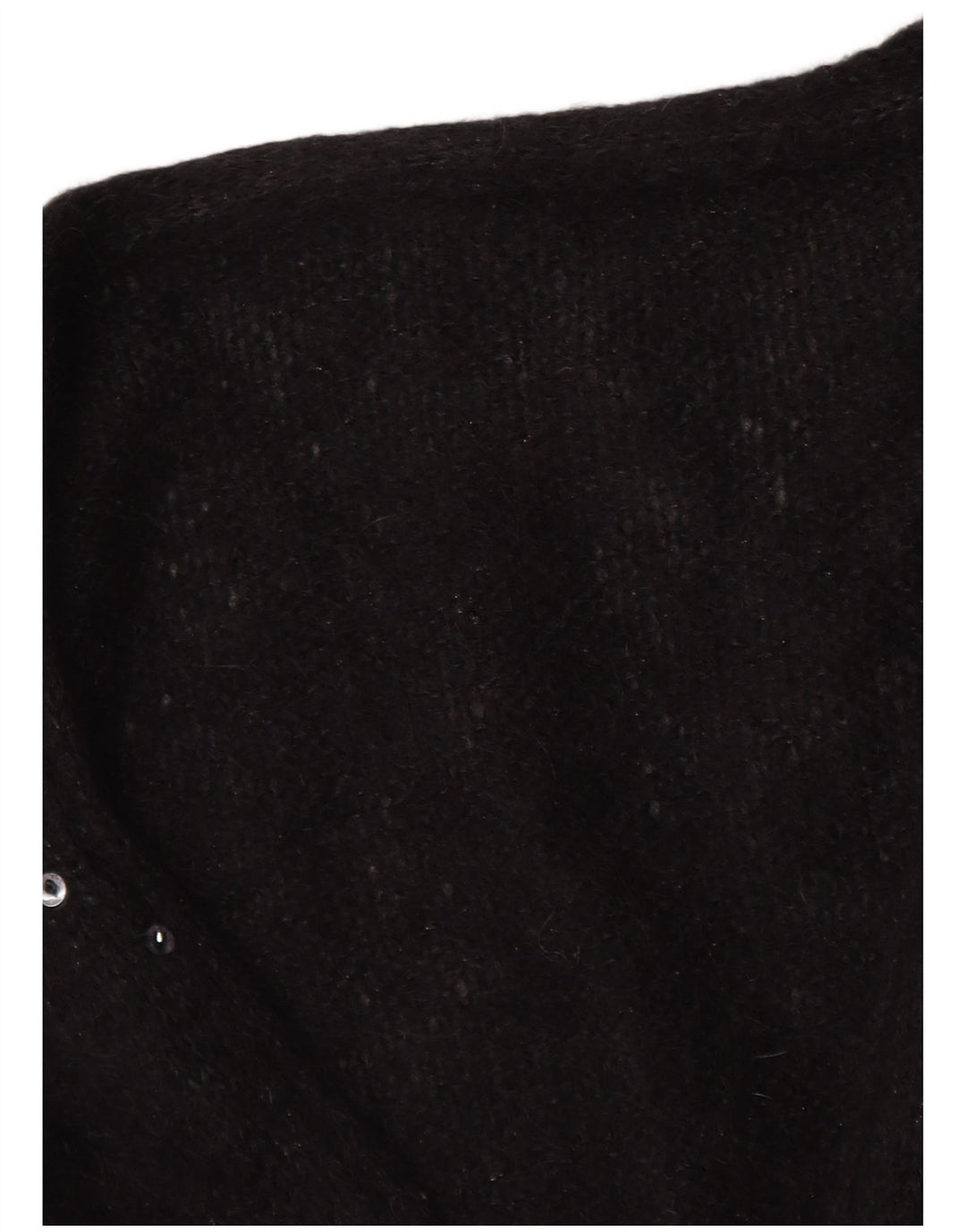 Vintage dame cardigan sweater UK 16 Large Black