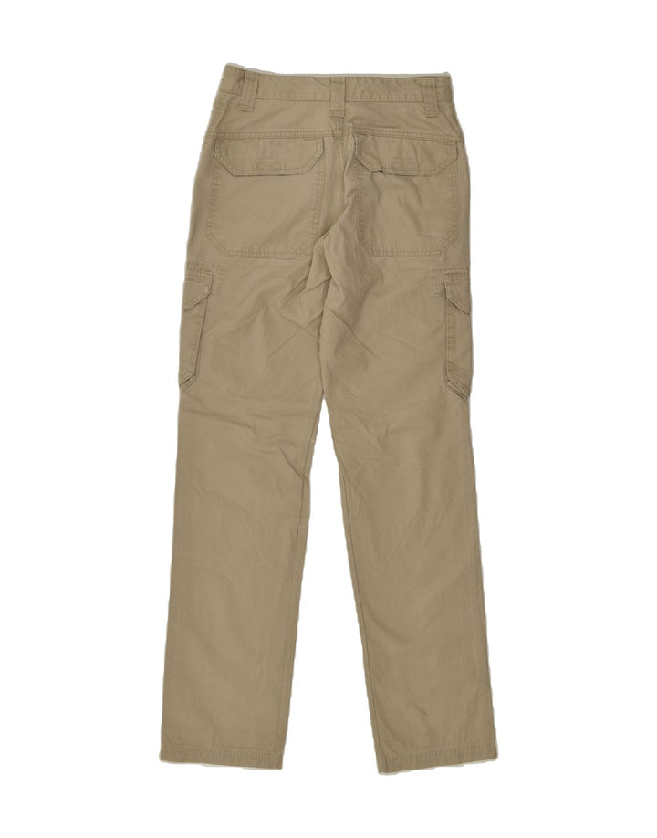 VINTAGE Womens Straight Cargo Trousers IT 40 Medium W28 L32  Beige Cotton | Vintage Vintage | Thrift | Second-Hand Vintage | Used Clothing | Messina Hembry 