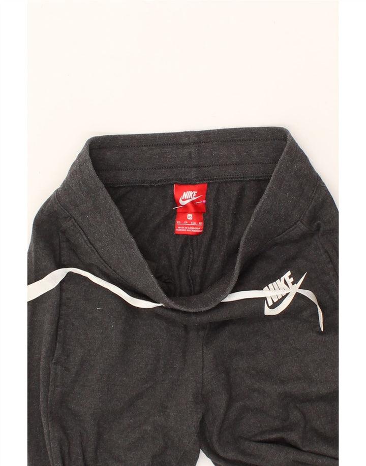 NIKE Womens Tracksuit Trousers Joggers UK 6 XS  Grey Polyester Vintage Nike and Second-Hand Nike from Messina Hembry 