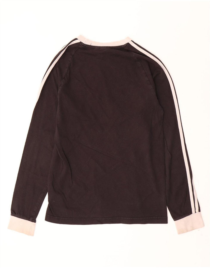 ADIDAS Herre Top Langærmet XS Sort Bomuld