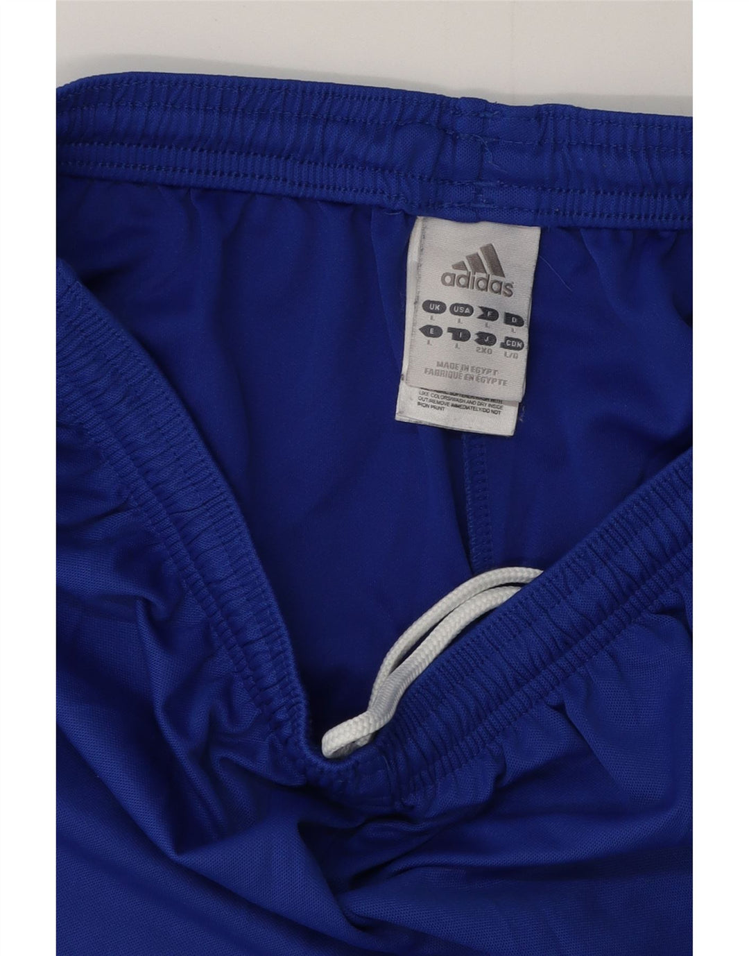 ADIDAS Mens Climalite Sport Shorts Large  Blue Polyester