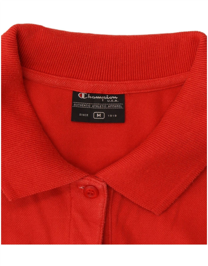 Champion Dame ærmeløs poloshirt UK 12 Medium Rød