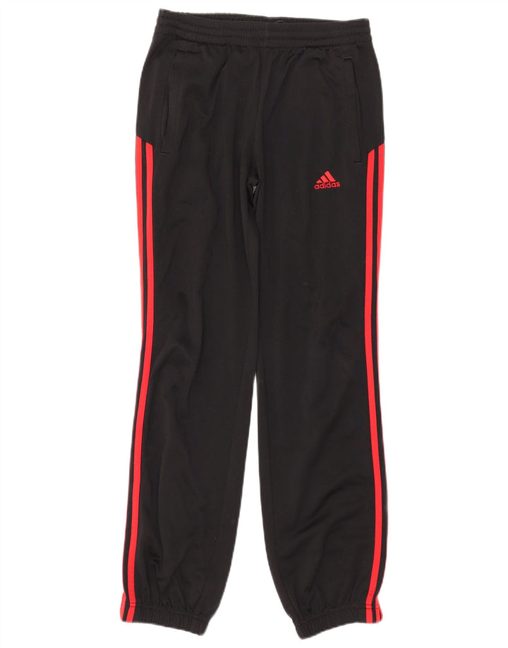 Adidas Drenge Træningsdragt Bukser Joggers 13-14 År Sort Polyester