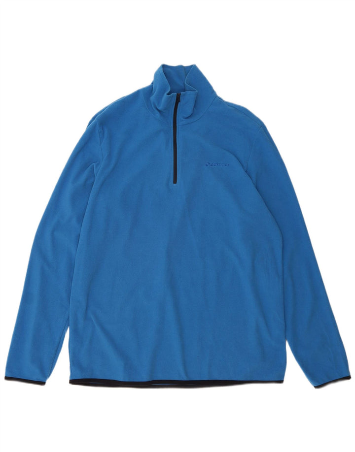 Lotto Herre lynlås hals fleece trøje 2XL blå polyester