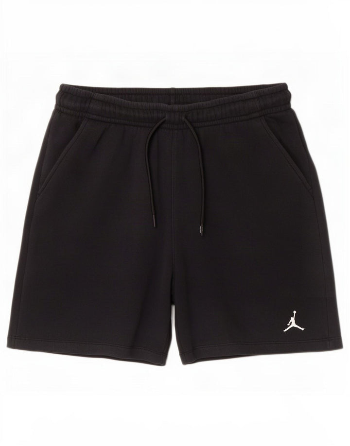 Jordan Herre Sportshorts Medium Sort Bomuld