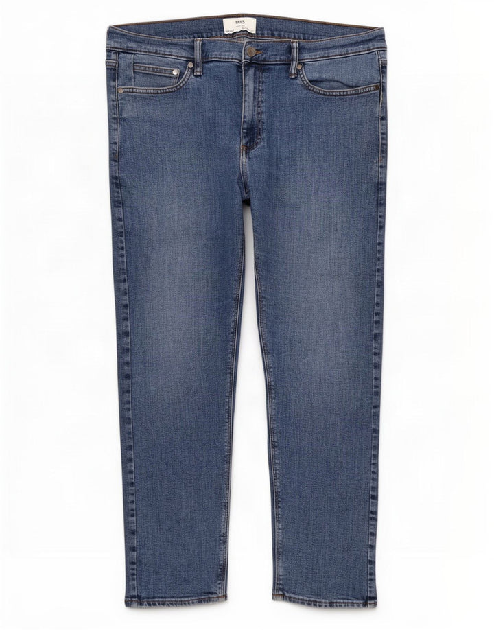 Marks & Spencer Herre Slim Jeans W36 L29 Blå Bomuld