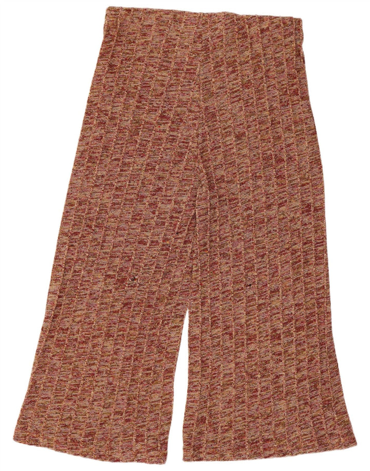 Zara Dame Capri Træningsdragt Bukser UK 14 Large Multicolored Flecked