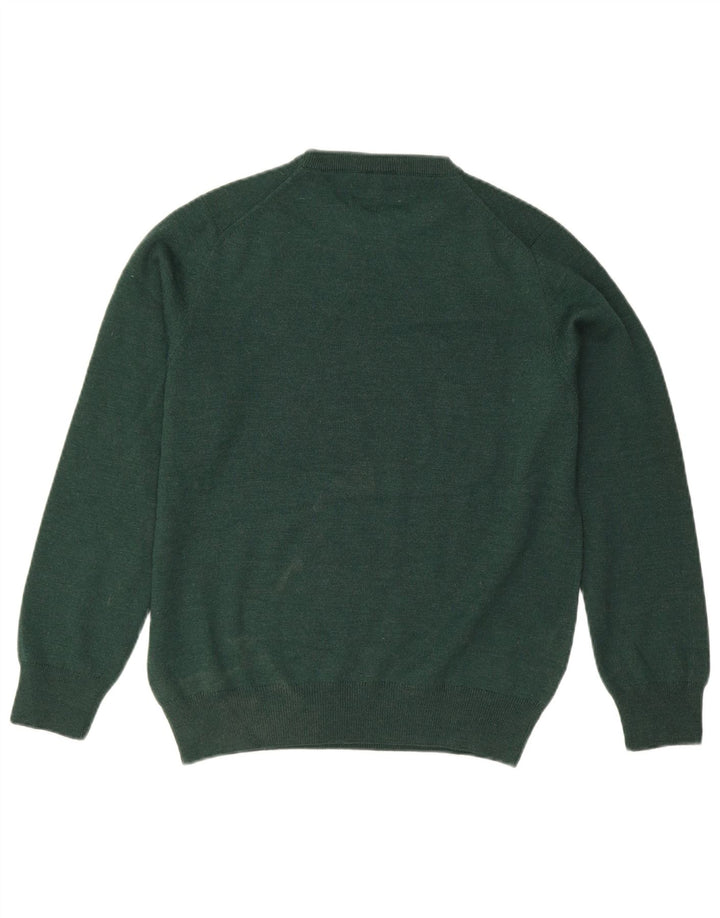 Lacoste drenge sweater med rund hals 13-14 år grøn uld