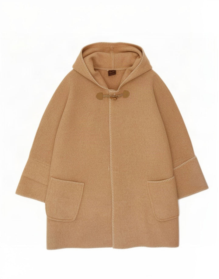 Vintage Dame Poncho Coat UK 14 Medium Beige