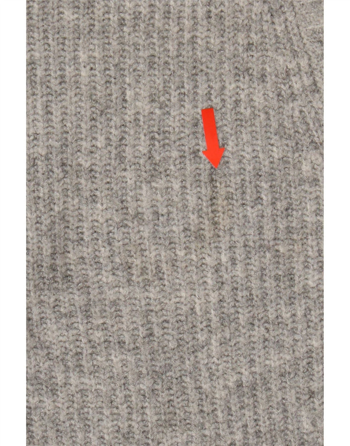 Zara Pige Cardigan Sweater 9-10 År Grå Polyester