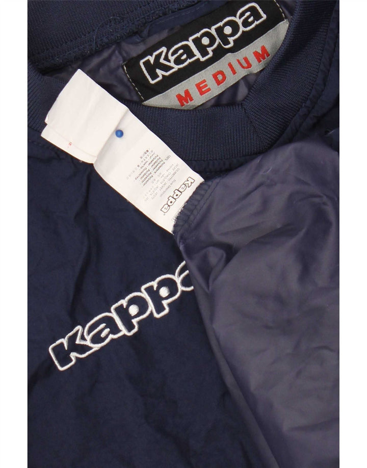 Kappa Herre grafisk grafisk top langærmet medium marineblå polyester