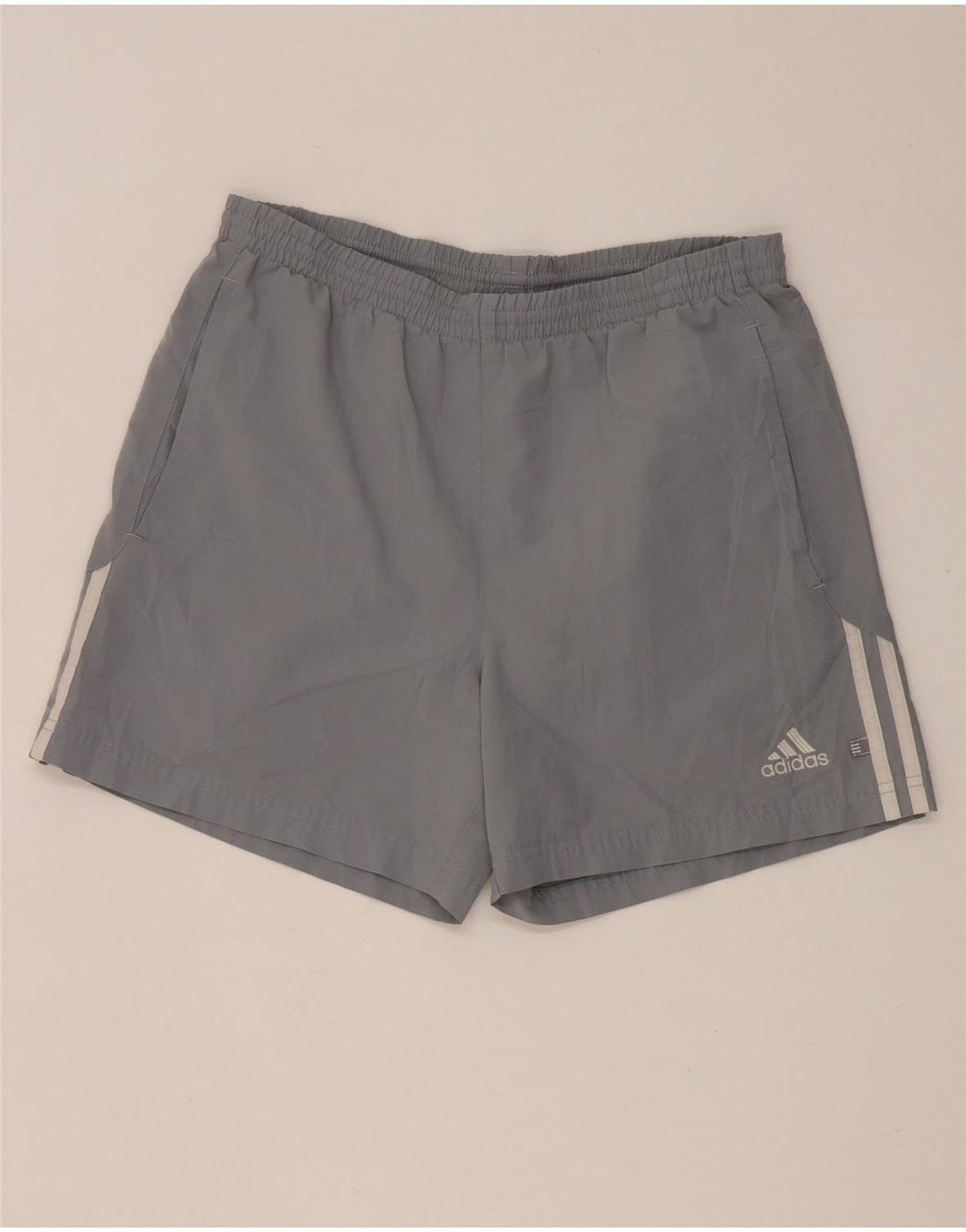 Adidas Sportsshorts til mænd, små grå polyester