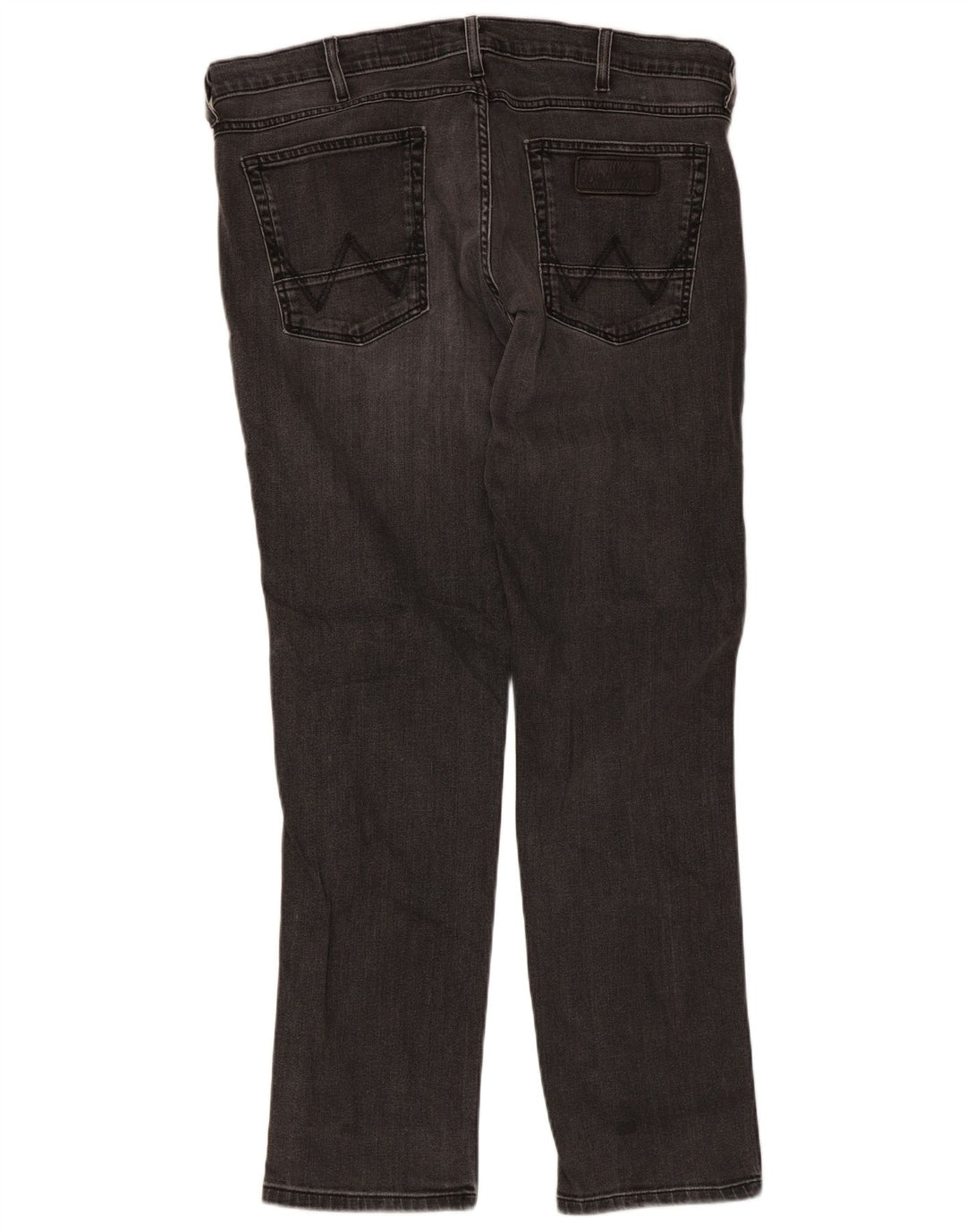 Wrangler Slim Jeans til mænd W38 L32 Grå bomuld