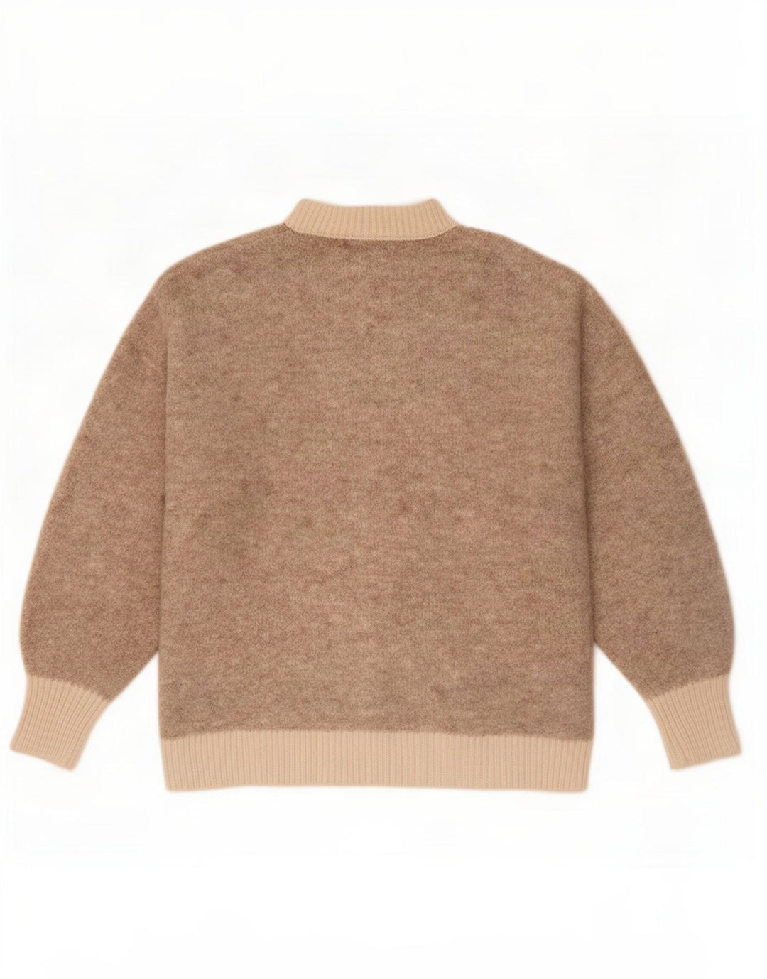 Marks & Spencer Dame Turtle Neck Jumper Sweater UK 10 Small Beige