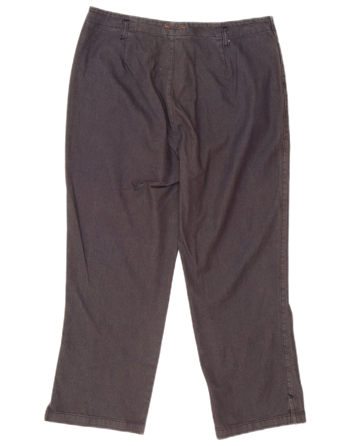 Stefanel Lige Capri Bukser IT 42 Medium W29 L22 Grå Viscose