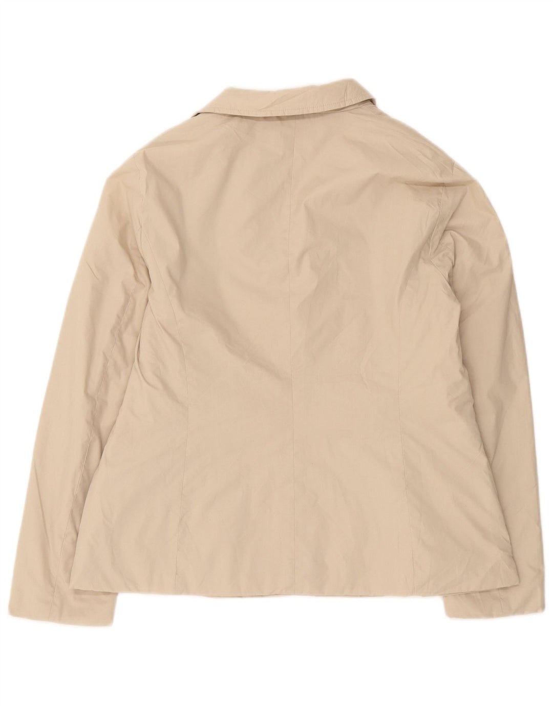 Zara Dame Blazer Jacket UK 18 XL Beige Polyester