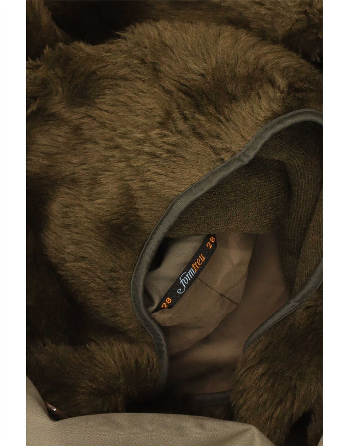 Formtreu Herre Hooded Parka Jacket UK 40 Large Khaki