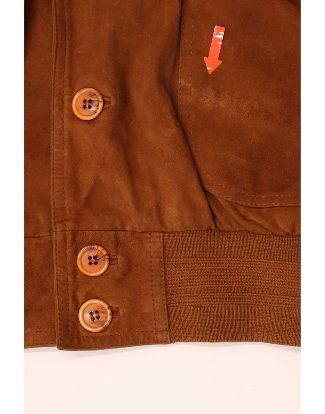 Essebi Herre Ruskind Bomber Jacket EU 50 Large Beige Læder
