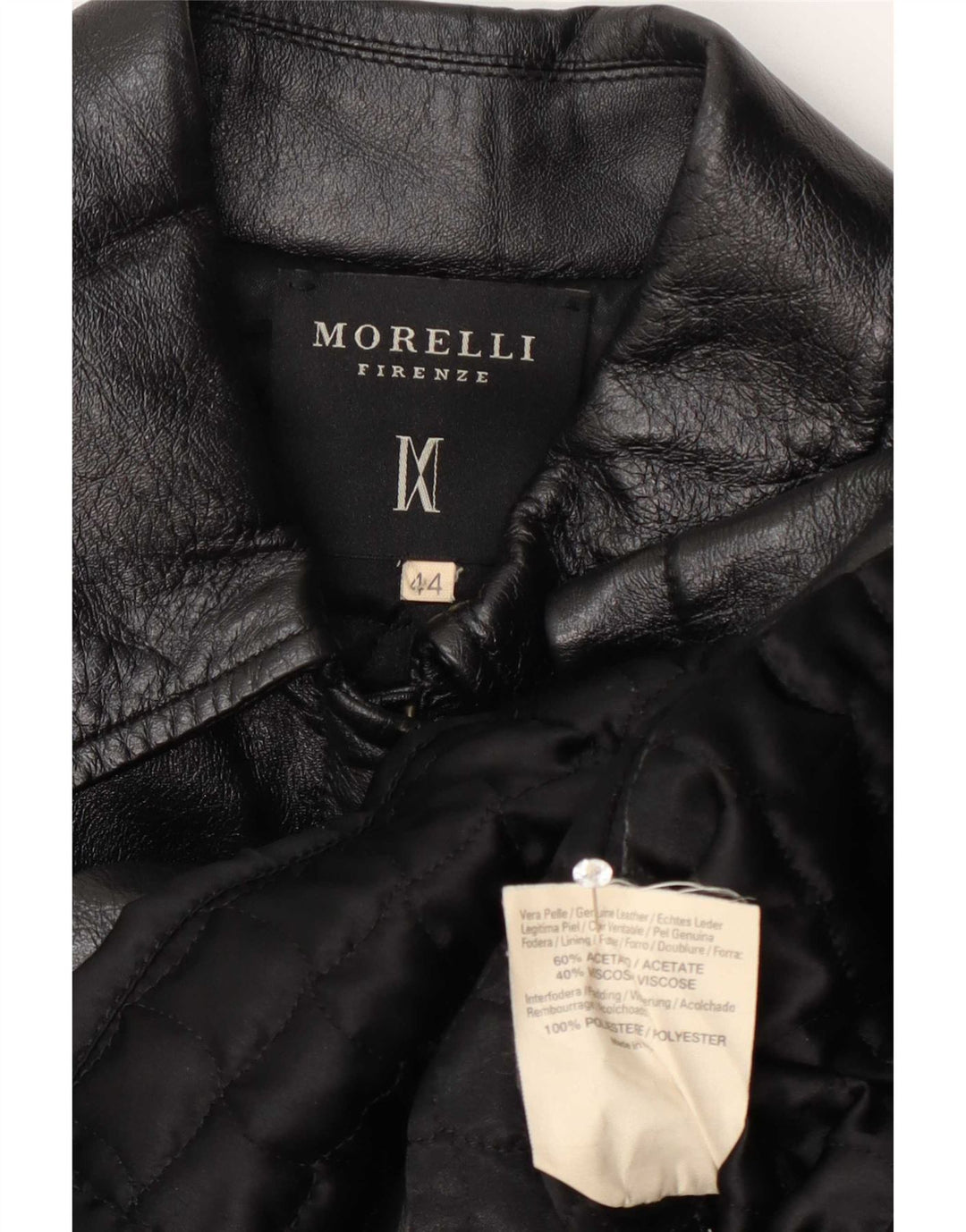 Morelli Dame Læderjakke IT 44 Medium Sort