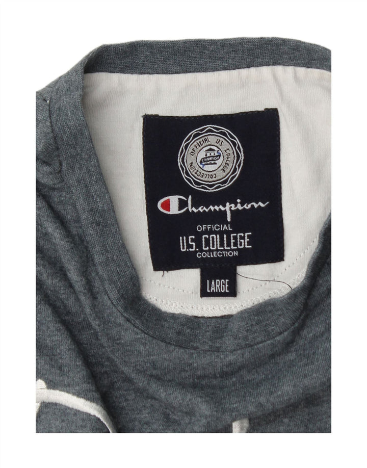 Champion Herre Berkeley Fit Grafisk T-Shirt Top Stor Grå Flecked