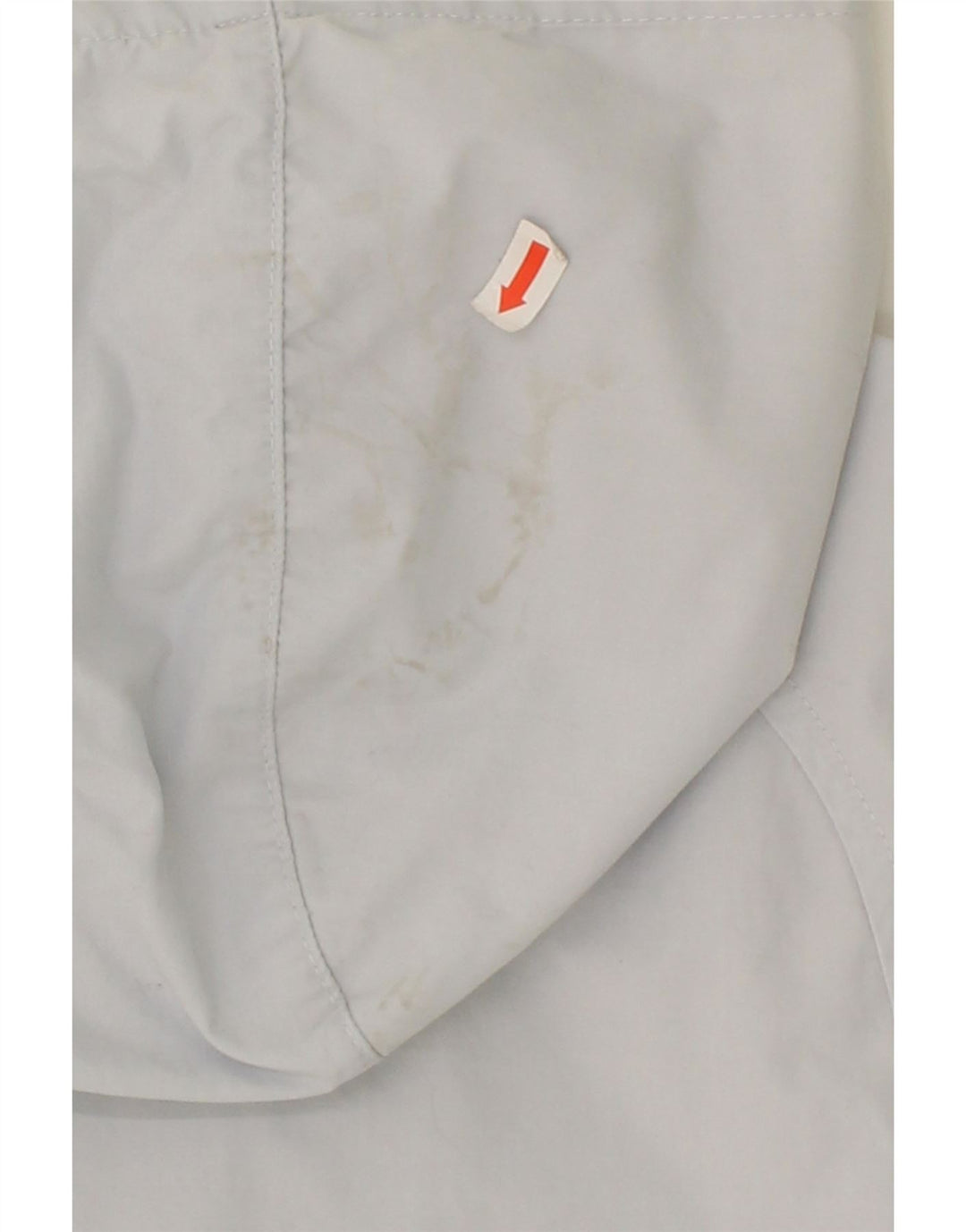 NIKE Womens Zip Hoodie Sweater UK 14/16 Large White Colourblock Polyester Vintage Nike and Second-Hand Nike from Messina Hembry 