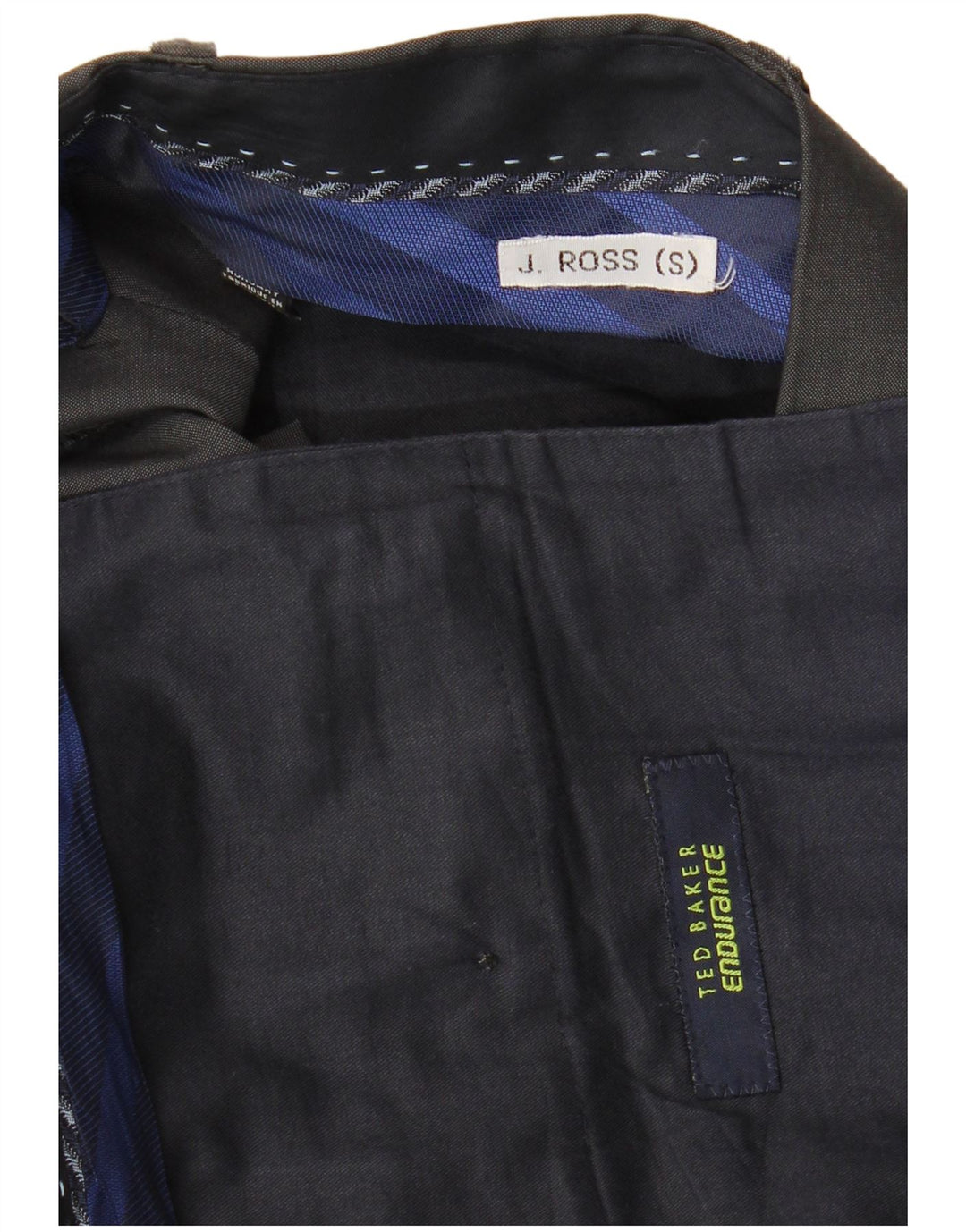 TED BAKER Lige jakkesæt til mænd W34 L29 Grå