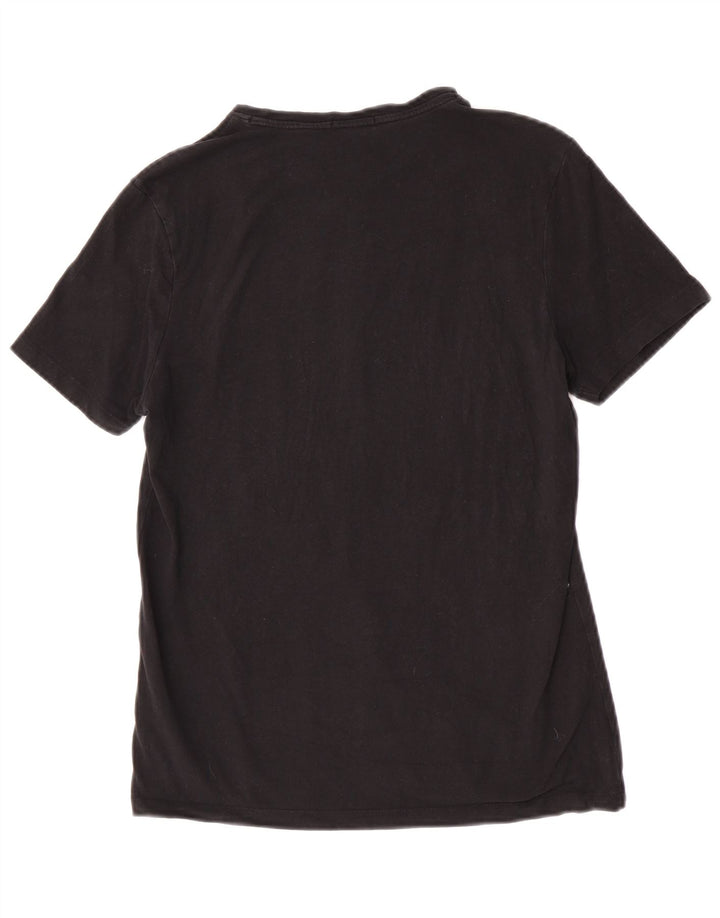 Liu Jo Herre grafisk T-shirt Top Lille sort bomuld