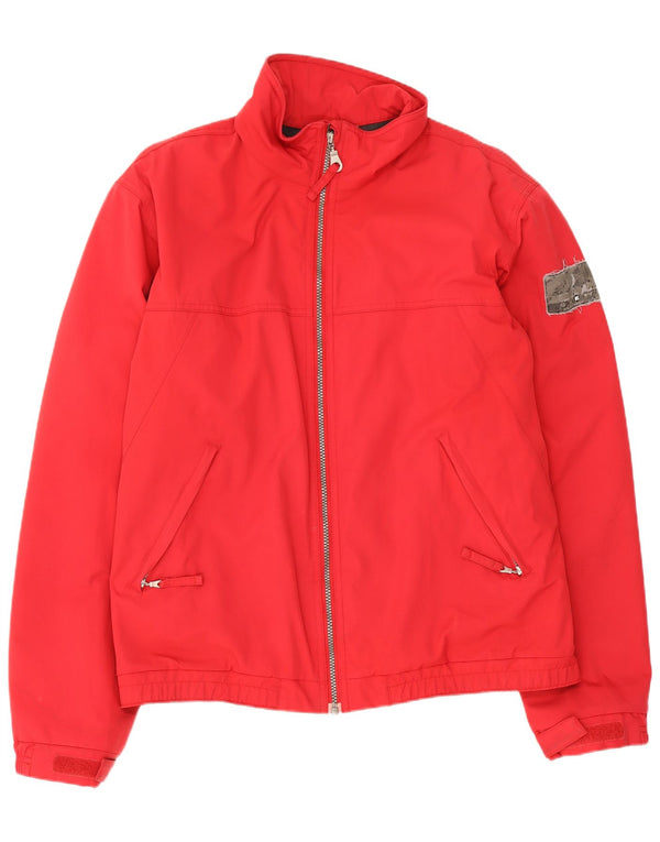 Murphy & Nye Herre Windbreaker Jacket UK 42 XL Rød Polyamid