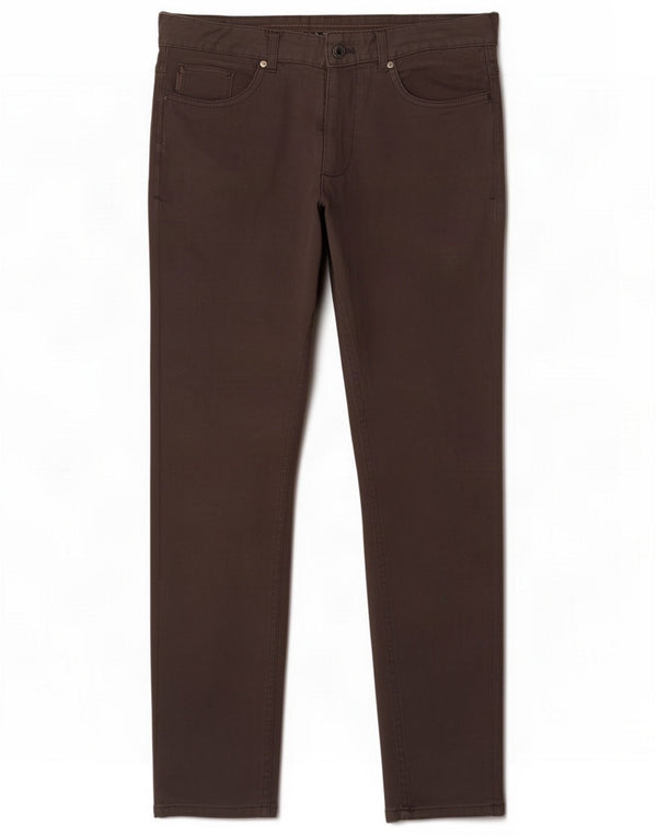 Zara Herre Skinny Casual Bukser EU 40 Medium W31 L30 Grå Bomuld