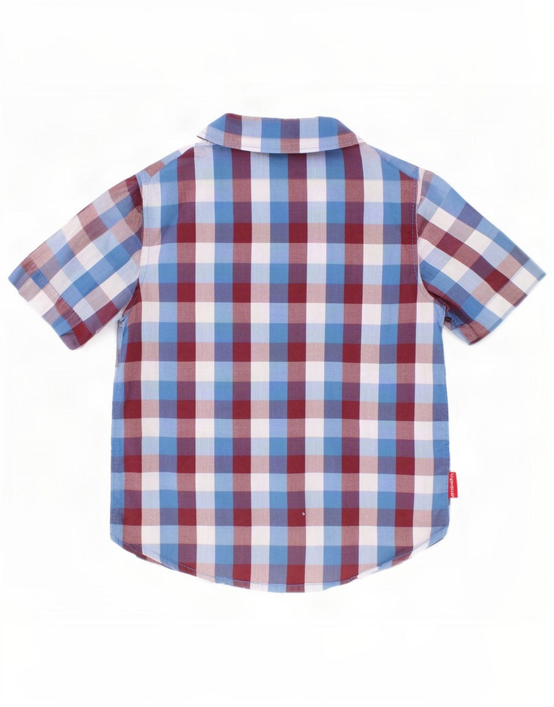 Wrangler drenge kortærmet skjorte 2-3 år flerfarvet Gingham bomuld