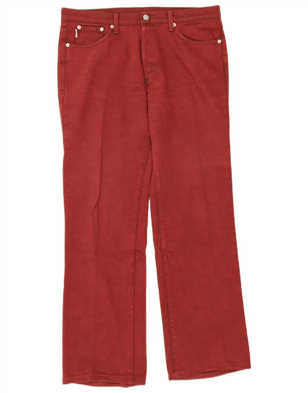 Iceberg Straight Jeans til mænd W34 L31 Burgundy