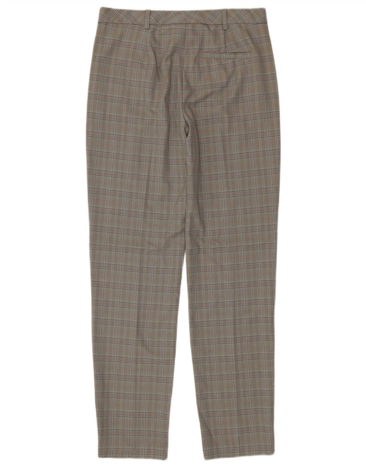 Marks & Spencer Chinobukser til kvinder UK 12 Medium W32 L33 Grå Houndstooth