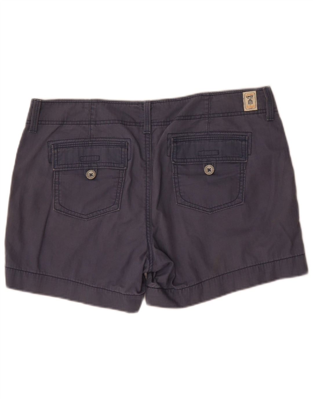 Levi's Dame Cargo Shorts US 12 Large W36 Blue Cotton