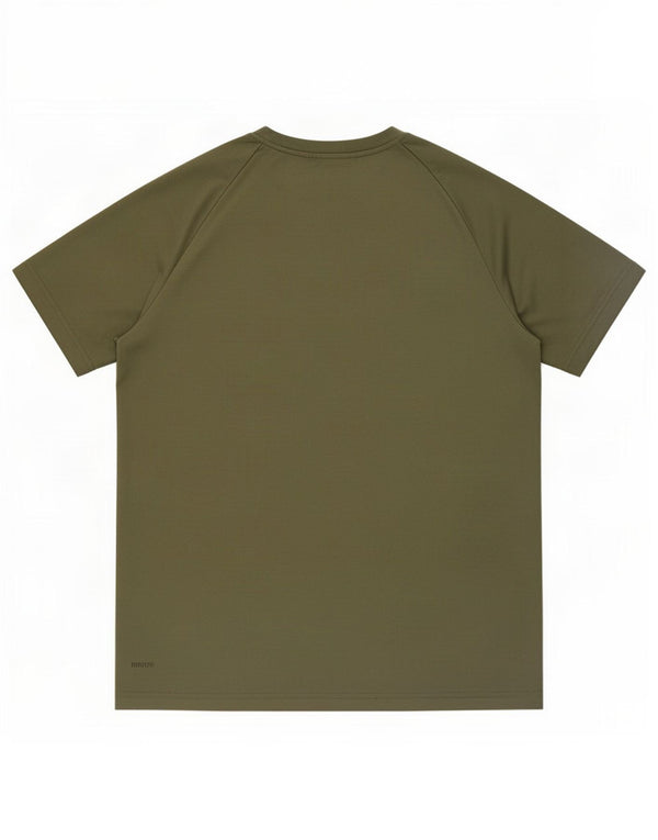 Adidas Boys Climalite T-Shirt Top 13-14 år Khaki Polyester