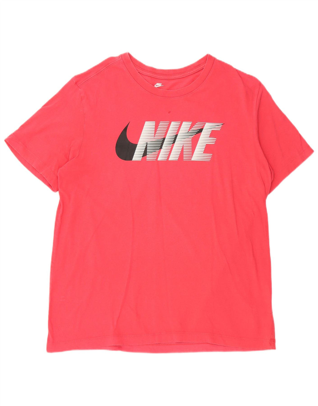 NIKE Grafisk T-shirt top til mænd Stor Pink Bomuld