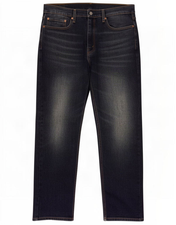 Levi's Herre 502 tilspidsede jeans W36 L32 Marineblå bomuld