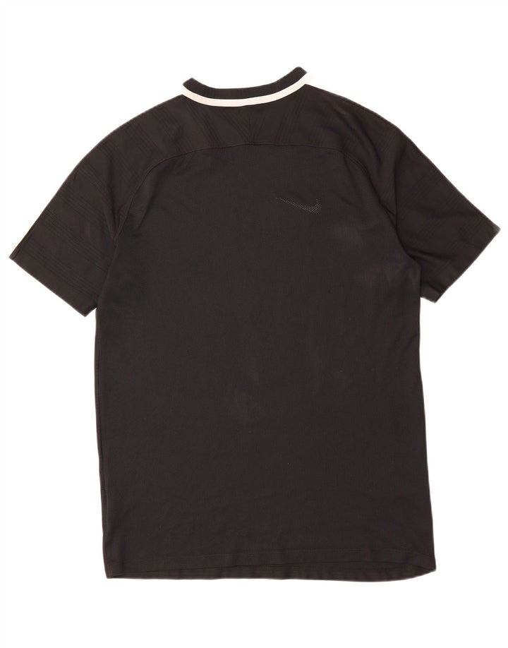 Nike Herre T-Shirt Top Stor Sort Colourblock Polyester Sports