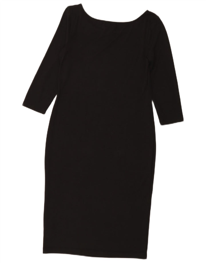 Gap Womens 3/4-ærmet kappeskjole UK 10 Small Black Polyester